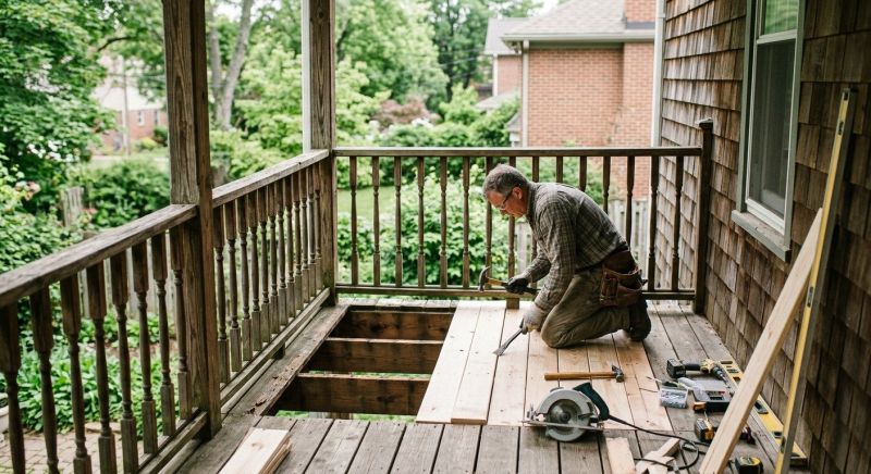 Balcony Dry Rot Repair