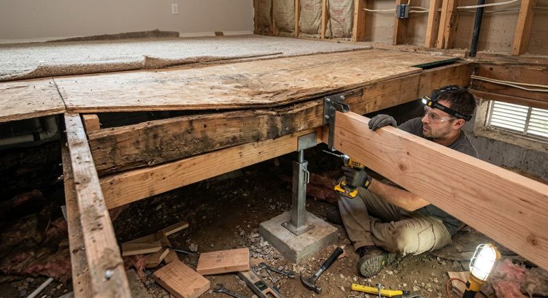 Sagging Floor Repair