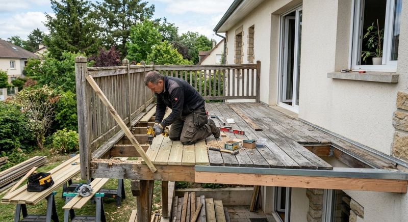 Balcony Dry Rot Repair