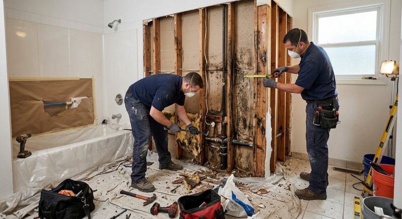 Bathroom Dry Rot Repair