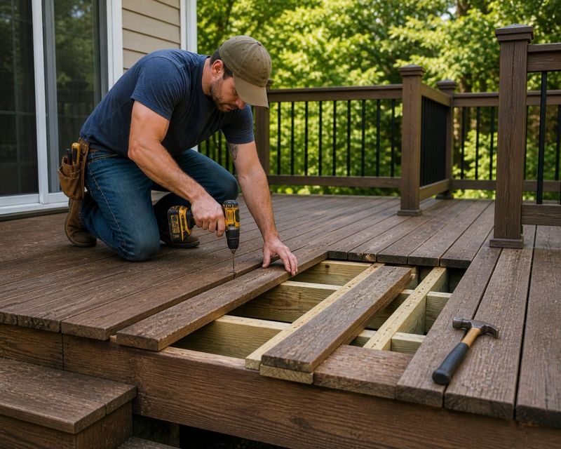 Deck Dry Rot Repair