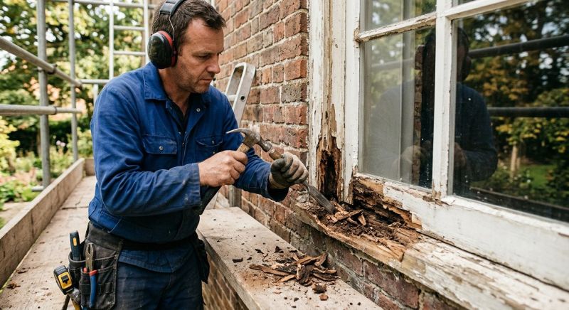 Exterior Window Rot Repair