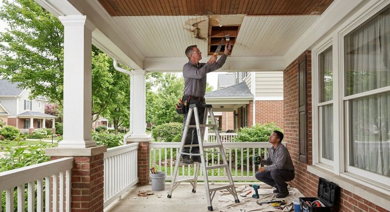 Porch Dry Rot Repair