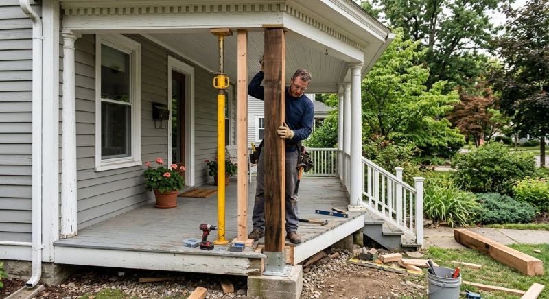 Porch Dry Rot Repair