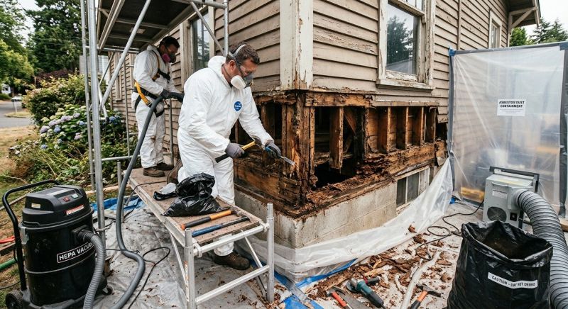 Residential Dry Rot Repair