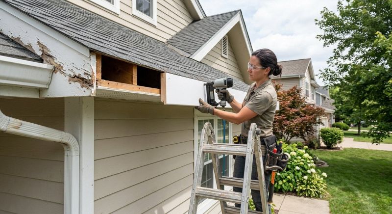 Rotted Fascia Board Repair