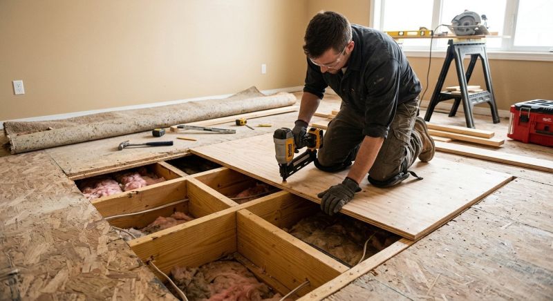 Sagging Floor Repair