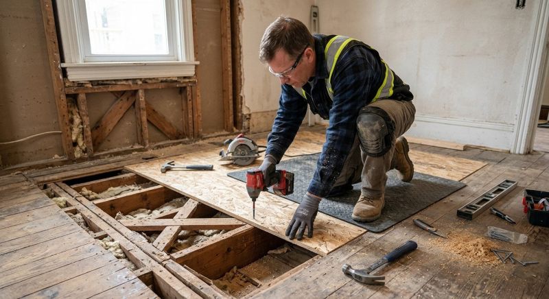 Spongy Floor Repair