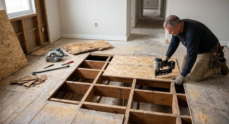 Subfloor Rot Repair