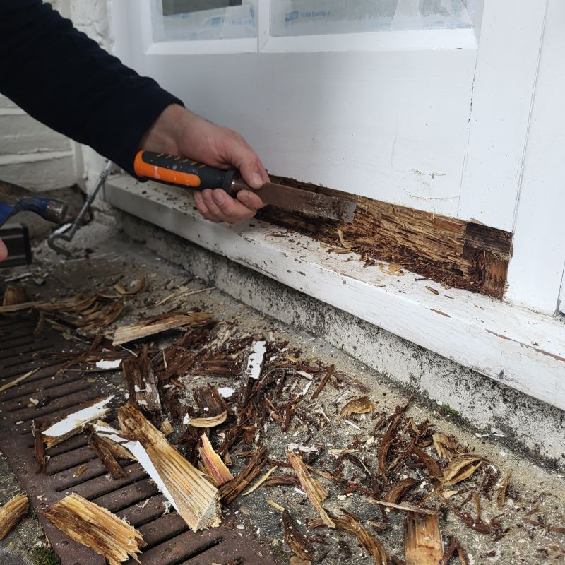 Window Frame Wood Rot Repair